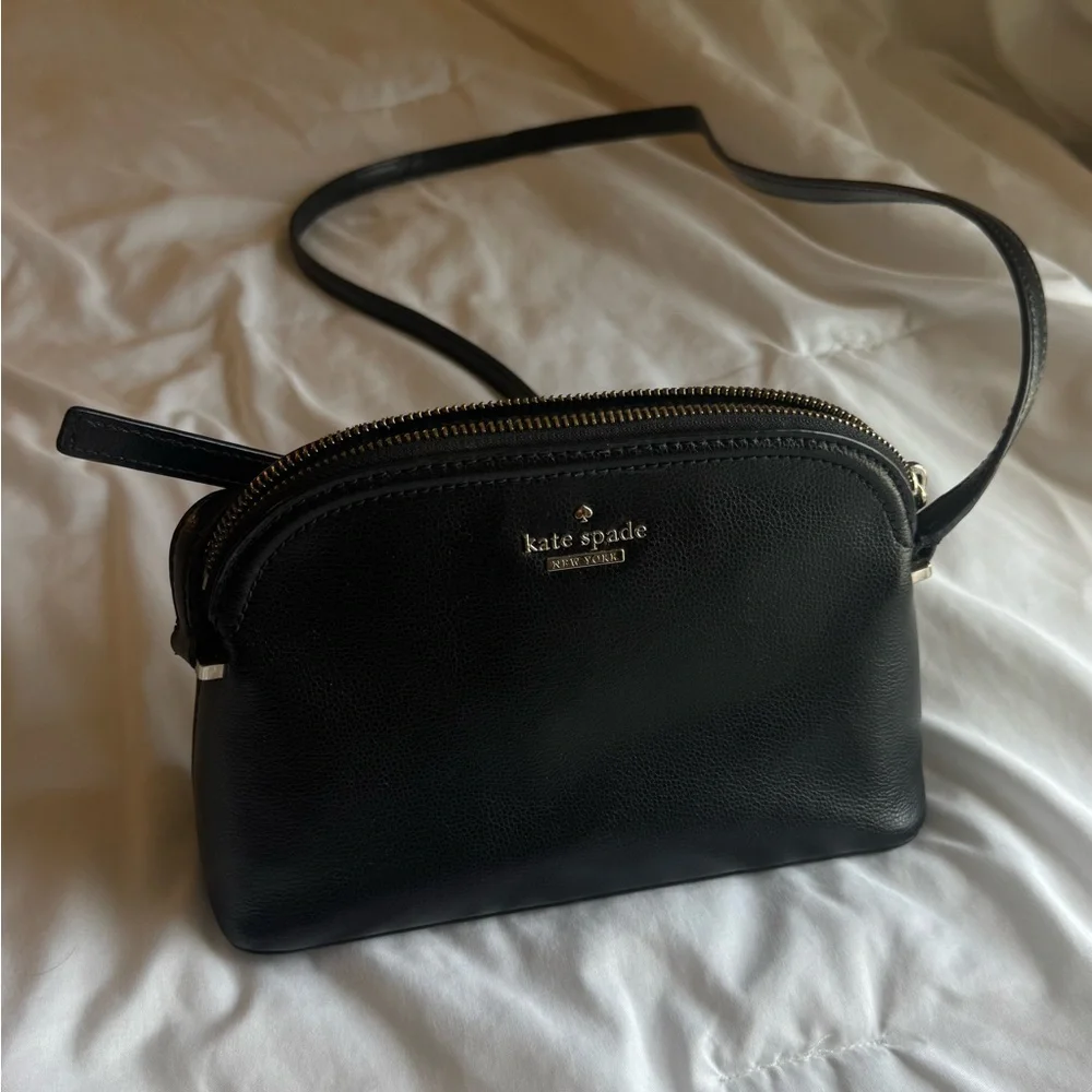 kate spade Black Leather Crossbody